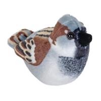 Wild Republic knuffel Huismus - pluche - 14 cm - vogel - knuffeldier