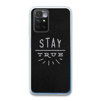 Stay true: Xiaomi Redmi 10 Transparant Hoesje