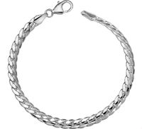 TFT Armband Zilver Gourmet Bol 5,3 mm 19 cm