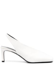 Jil Sander escarpins en cuir 75 mm - Blanc