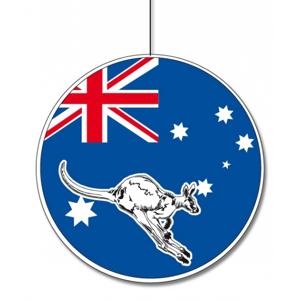 Australië versiering - papier - hangdecoratie - 28cm - feestversiering