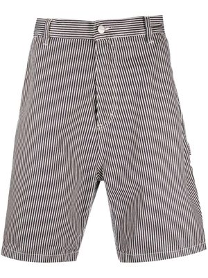 Carhartt WIP pantalon en coton Terrell à rayures - Bleu