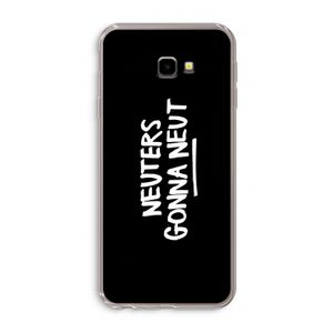 Neuters (zwart): Samsung Galaxy J4 Plus Transparant Hoesje