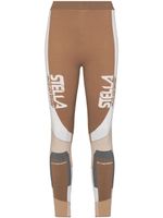 Stella McCartney legging en maille intarsia - Tons neutres