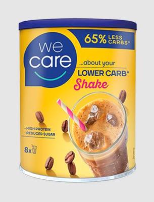 We Care Lower carb shake iced coffee
