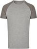 Miners Mate MY110 Men´s Tee - Heather Grey/Grey Solid - S