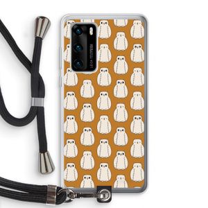 Uilen: Huawei P40 Transparant Hoesje met koord