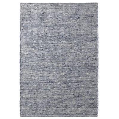 Tapeso Wollen vloerkleed - Bokn blauw - 60x90 cm Tapeso Wollen vloerkleed - Bokn blauw - 60x90 cm