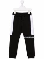 BOSS Kidswear pantalon de jogging colour block - Noir - thumbnail