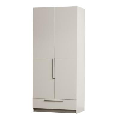 WOOOD Kledingkast 'Pure' Grenenhout, 2-deurs, kleur Dust