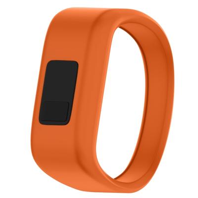 Siliconen sport polsband voor Garmin Vivofit JR maat: Small (Orange)
