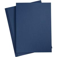 Creativ Company Karton, a4, vel 210x297 mm, 220 gr, blauw, 10 stuk/ 1 doos
