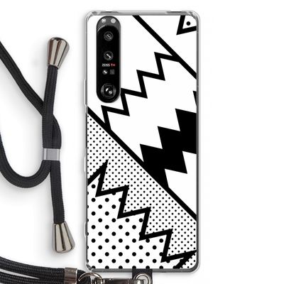 Pop Art #5: Sony Xperia 1 III Transparant Hoesje met koord