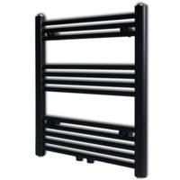Radiator / handdoekenrek recht 600x764 mm zwart - thumbnail