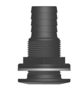 Tru Design Huiddoorvoer Met Tule Zwart 32mm 1 1/4” Bsp Default