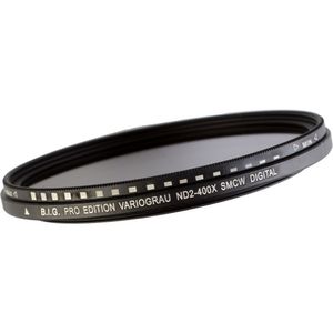 B.I.G. Variabel ND grijsfilter 49mm Pro-Edition SMCW