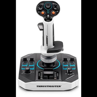 Space Joystick - THRUSTMASTER - Sol-R 1 Flightstick - 44 knoppen - 16-bit HEART-technologie - Ambidextreus met basis Space Joystick - THRUSTMASTER - Sol-R 1 Flightstick - 44 knoppen - 16-bit HEART-technologie - Ambidextreus met basis