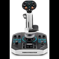 Space Joystick - THRUSTMASTER - Sol-R 1 Flightstick - 44 knoppen - 16-bit HEART-technologie - Ambidextreus met basis Space Joystick - THRUSTMASTER - Sol-R 1 Flightstick - 44 knoppen - 16-bit HEART-technologie - Ambidextreus met basis