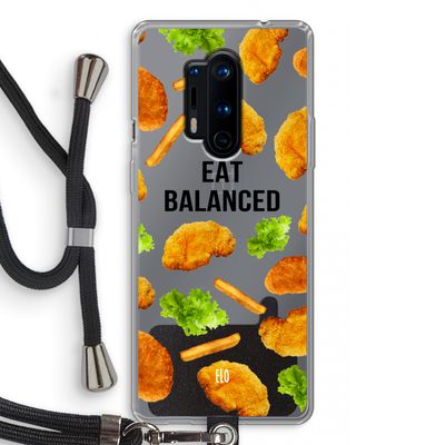Eat Balanced: OnePlus 8 Pro Transparant Hoesje met koord