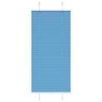 VidaXL Plissé rolgordijn 60x150 cm stofbreedte 59,4 cm polyester blauw