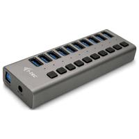 i-tec I-TEC USB 3.0 Charging HUB 10 Port USB-combi-hub Grijs