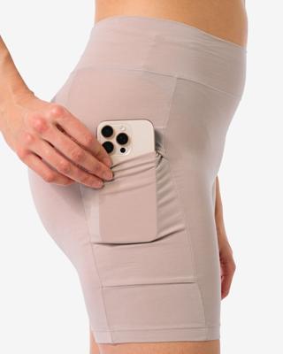 HEMA Damesbikershort real lasting cotton beige (beige)