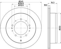 Remschijf 8DD355116331