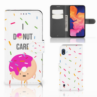 Samsung Galaxy A10 Book Cover Donut Roze