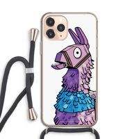 Lama: iPhone 11 Pro Transparant Hoesje met koord