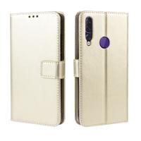 Retro Crazy Horse textuur horizontale Flip lederen draagtas voor Lenovo Z5S met houder & kaartsleuven & fotolijstjes (goud)