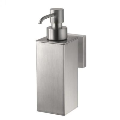 Zeepdispenser Haceka Mezzo | Wandmontage | RVS | Rechthoek | Geborsteld Rvs