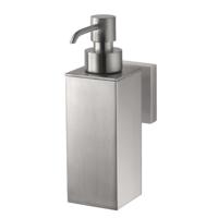 Zeepdispenser Haceka Mezzo | Wandmontage | RVS | Rechthoek | Geborsteld Rvs