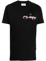 Philipp Plein t-shirt SS Chrome à col rond - Noir