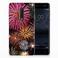 Nokia 5 | Sillicone Back Cover | Vuurwerk