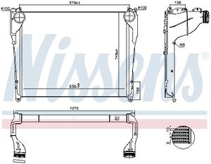 Intercooler, inlaatluchtkoeler 97081