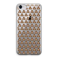 Poop emoji: iPhone 8 Transparant Hoesje