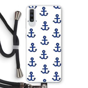 Ankers: Samsung Galaxy A70 Transparant Hoesje met koord