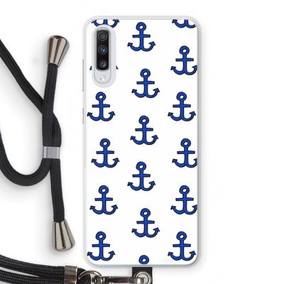 Ankers: Samsung Galaxy A70 Transparant Hoesje met koord