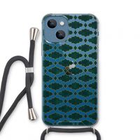 Moroccan tiles: iPhone 13 mini Transparant Hoesje met koord
