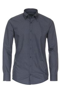 Venti Modern Fit Overhemd blauw, Motief