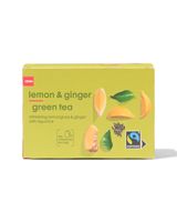 HEMA Groene Thee Limoen En Gember - 20 Stuks - thumbnail