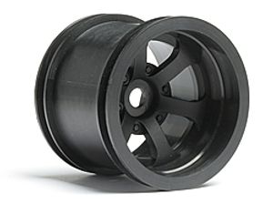 HPI Scorch 6-spoke wheel black 2.2in/55x50mm 2 stuks