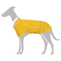 Hondenregenjas met reflecterende strips polyester geel M Hondenregenjas met reflecterende strips polyester geel M