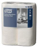 Keukenrol Tork extra rollen absorberend papier 2-laags 2 rollen 120269