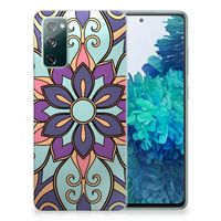 Samsung Galaxy S20 FE TPU Case Purple Flower