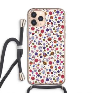 Planets Space: iPhone 11 Pro Transparant Hoesje met koord
