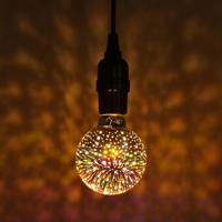G80 E27 4W IP65 waterdicht Warm witte 3D Fireworks LED lamp 2700K 48 LEDs SMD 2835 Vintage sfeer decoratie Art Lamp AC 85-265V