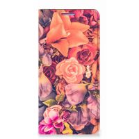 Motorola Moto G60s Smart Cover Bosje Bloemen - thumbnail