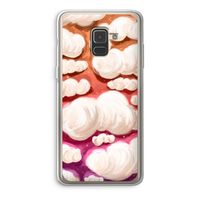 Katoen Wolken: Samsung Galaxy A8 (2018) Transparant Hoesje