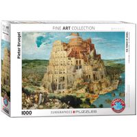 Eurografiek De toren van Babel - Pieter Bruegel (1000) - thumbnail